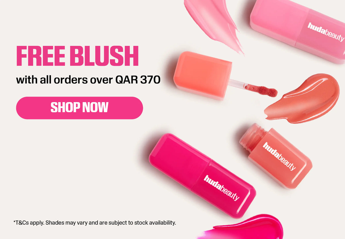 Free Blush Filter liquid blush with all orders over QAR 370
