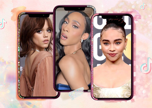Wait... Were All Of The Golden Globe Beauty Looks Inspired By TikTok? - A1
