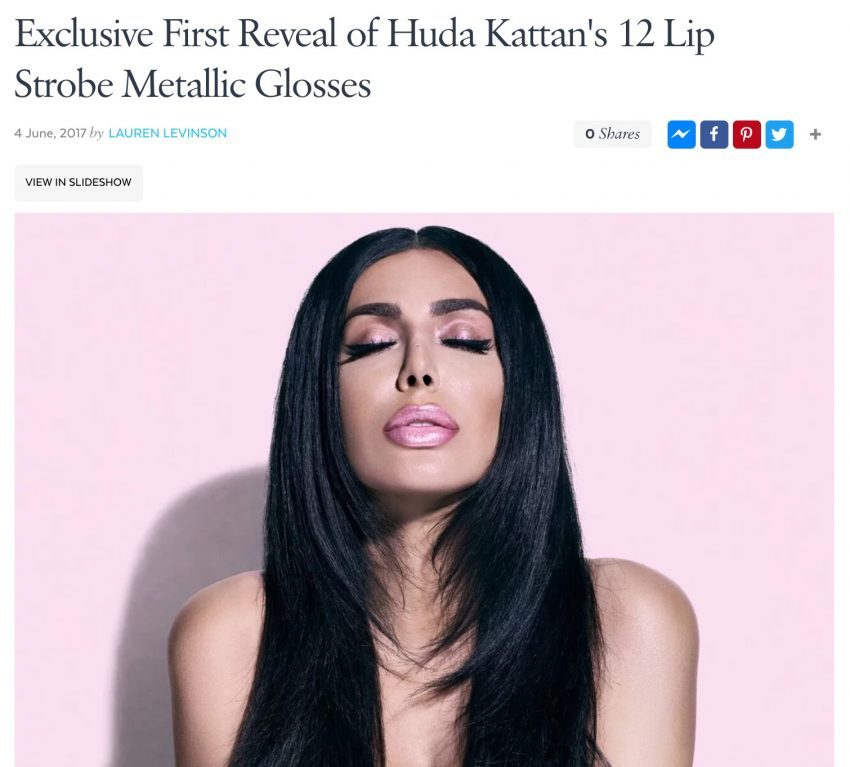 "I Hate Gloss": All The Insider Info On The Lip Strobes - A1