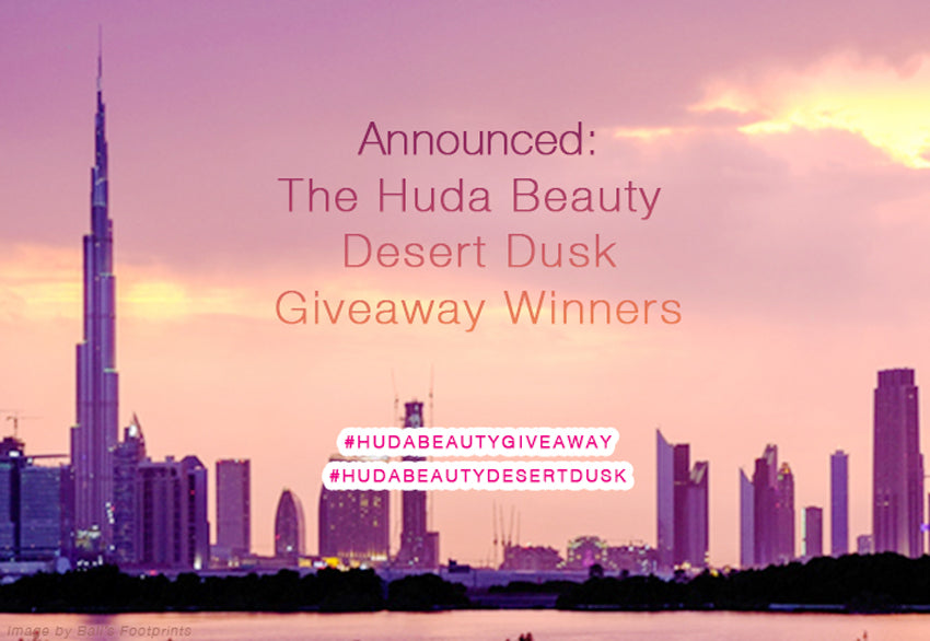The Huda Beauty Desert Dusk Giveaway Winners - A1