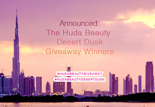 The Huda Beauty Desert Dusk Giveaway Winners - A1
