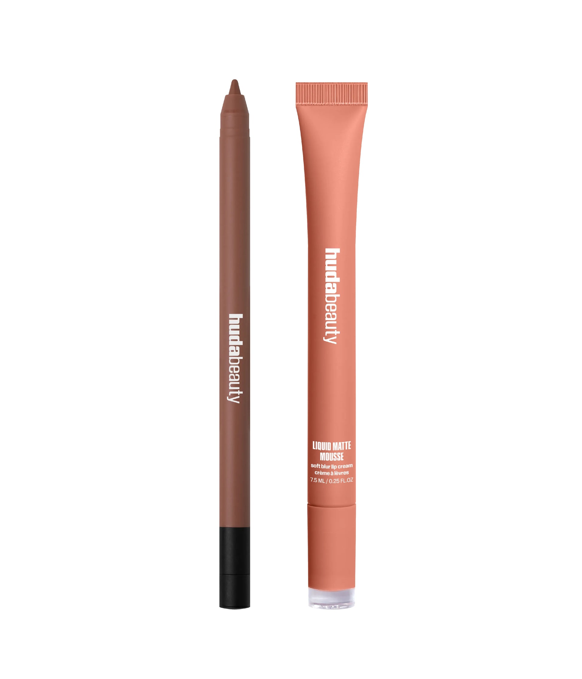 Honey Nude Liquid Matte Mousse paired with Terracotta Lip Contour 2.0.