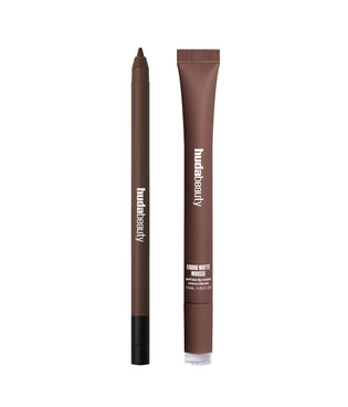 Rich Brown Liquid Matte Mousse paired with Rich Brown Lip Contour 2.0.
