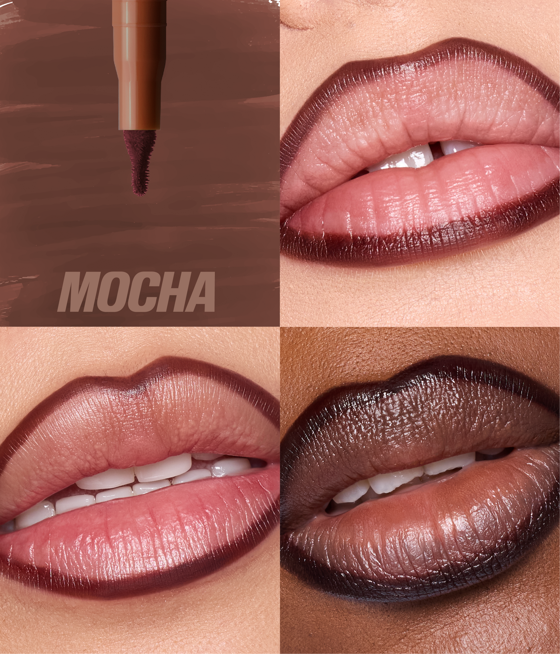 Lip Contour Lip Stain For 12-Hour Wear - Mocha Shade Range