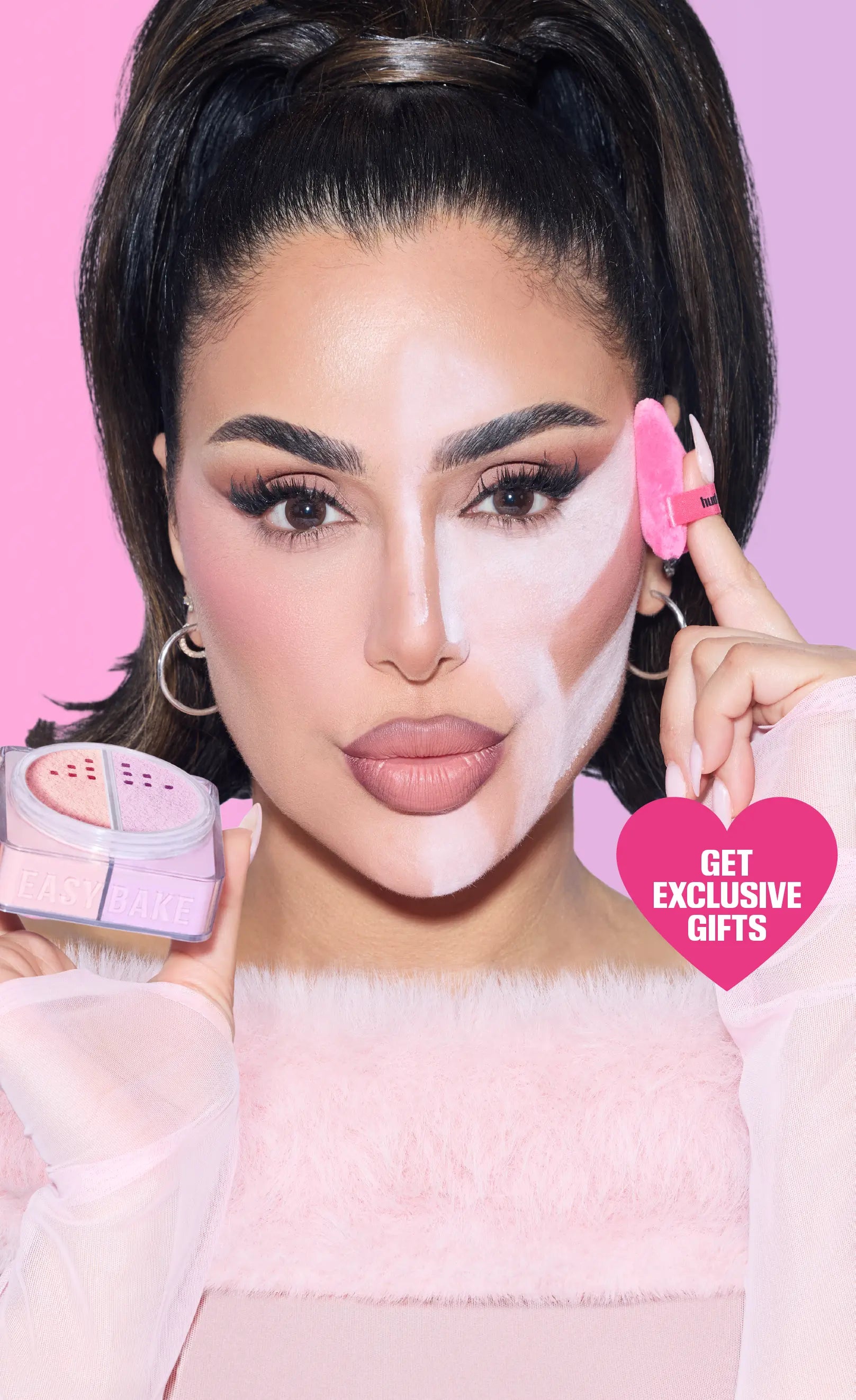 Easy Bake Duo Loose Powder and Ultra Snatched Puffs Mobile A1 Banner