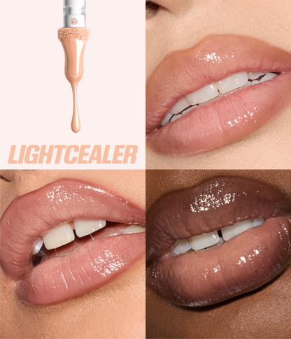 FAUX FILLER Extra Shine Lip Gloss LightCealer shade comparison