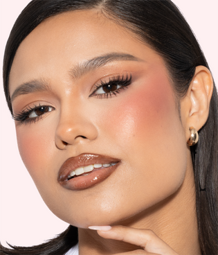 Blush Filter Liquid Blush Strawberry Latte editorial makeup look
