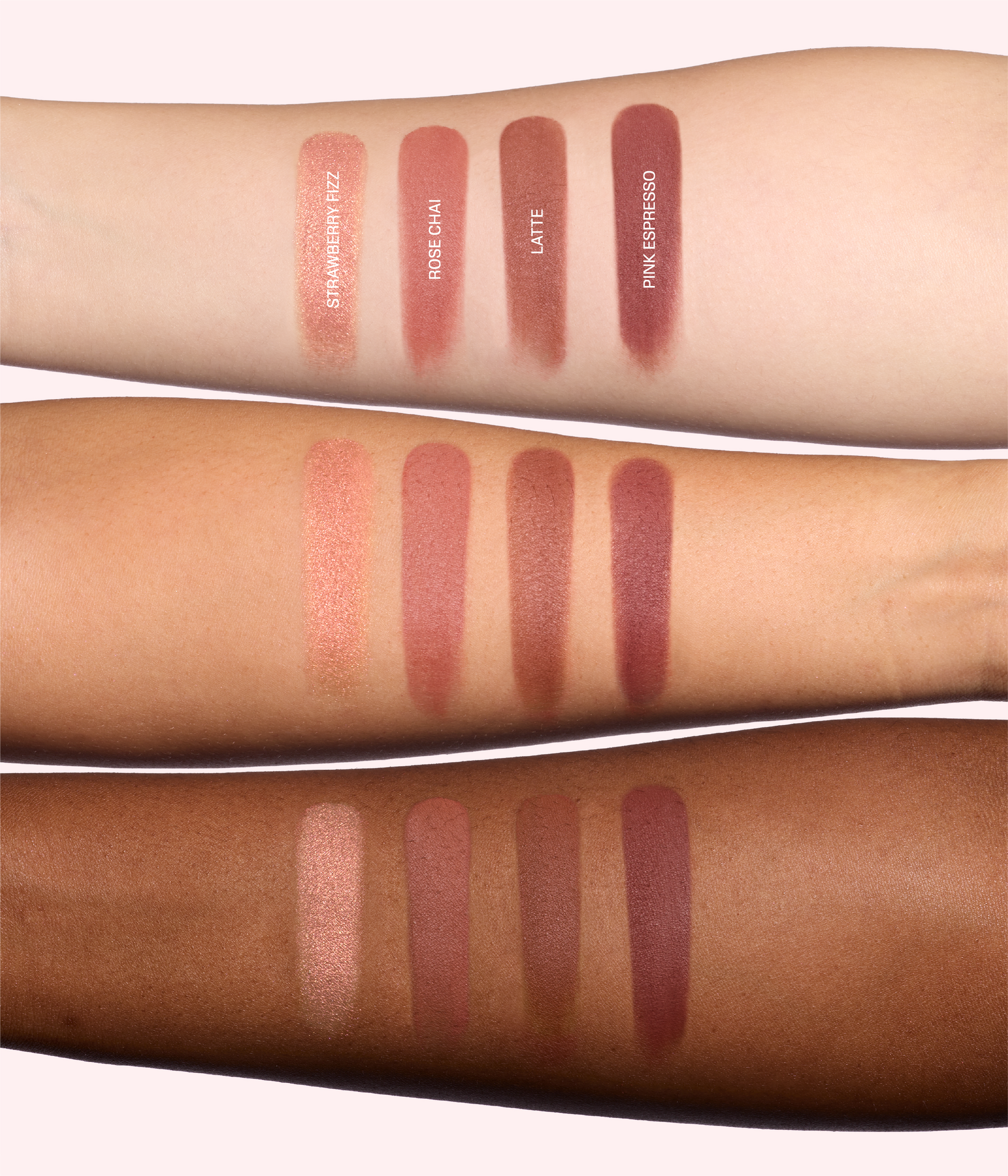 Blush Filter Blurring Blushlighters Palette shade comparison