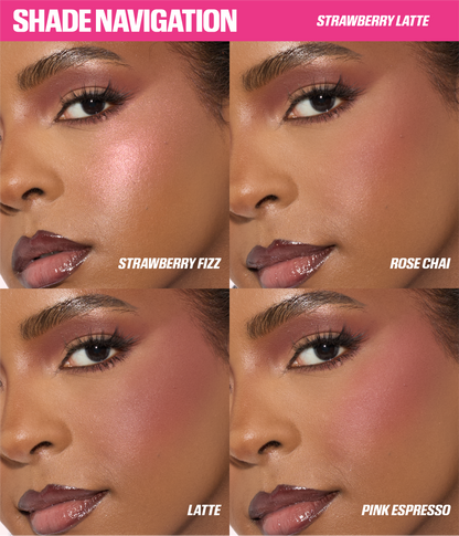 Blush Filter Blurring Blushlighters Palette Strawberry Latte shade navigation