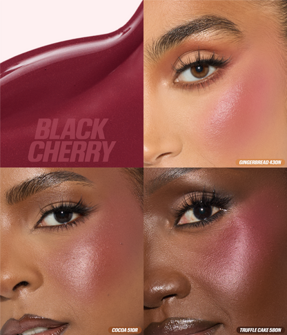 Blush Filter Liquid Blush - BLACK CHERRY shade comparison