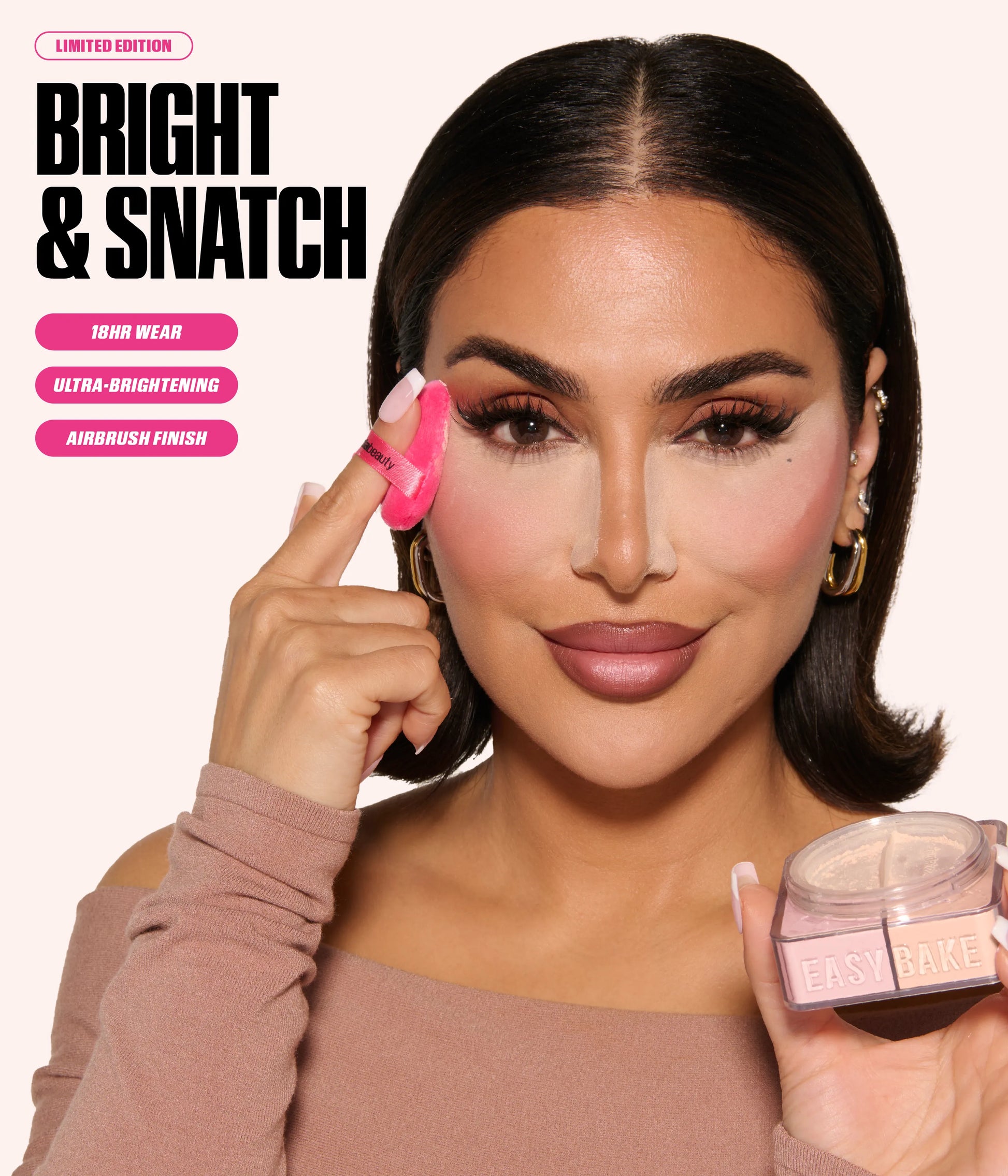 Easy Bake Duo Loose Powder – Huda Beauty Easy Bake Duo Loose Powder – Huda Beauty