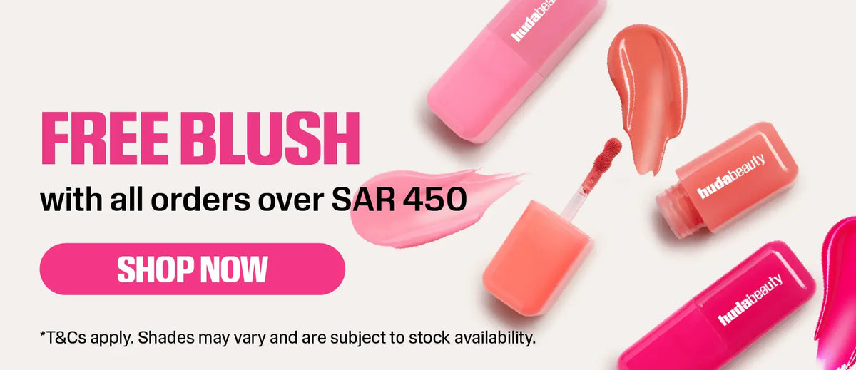 Free Blush Filter liquid blush with all orders over SAR 450