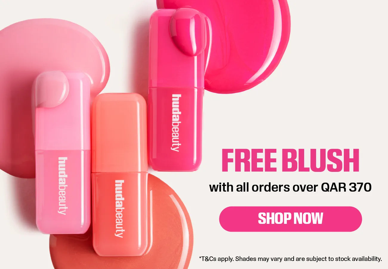Free Blush Filter liquid blush with all orders over QAR 370