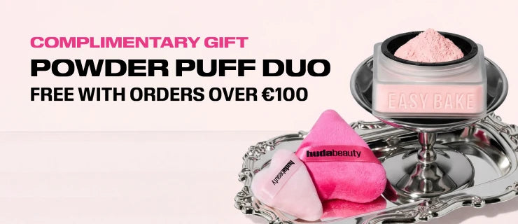 Free Powder Puff Duo with all orders over €100