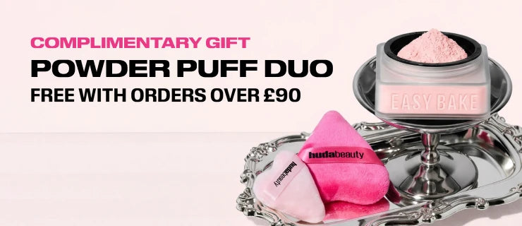 Free Powder Puff Duo with all orders over £90