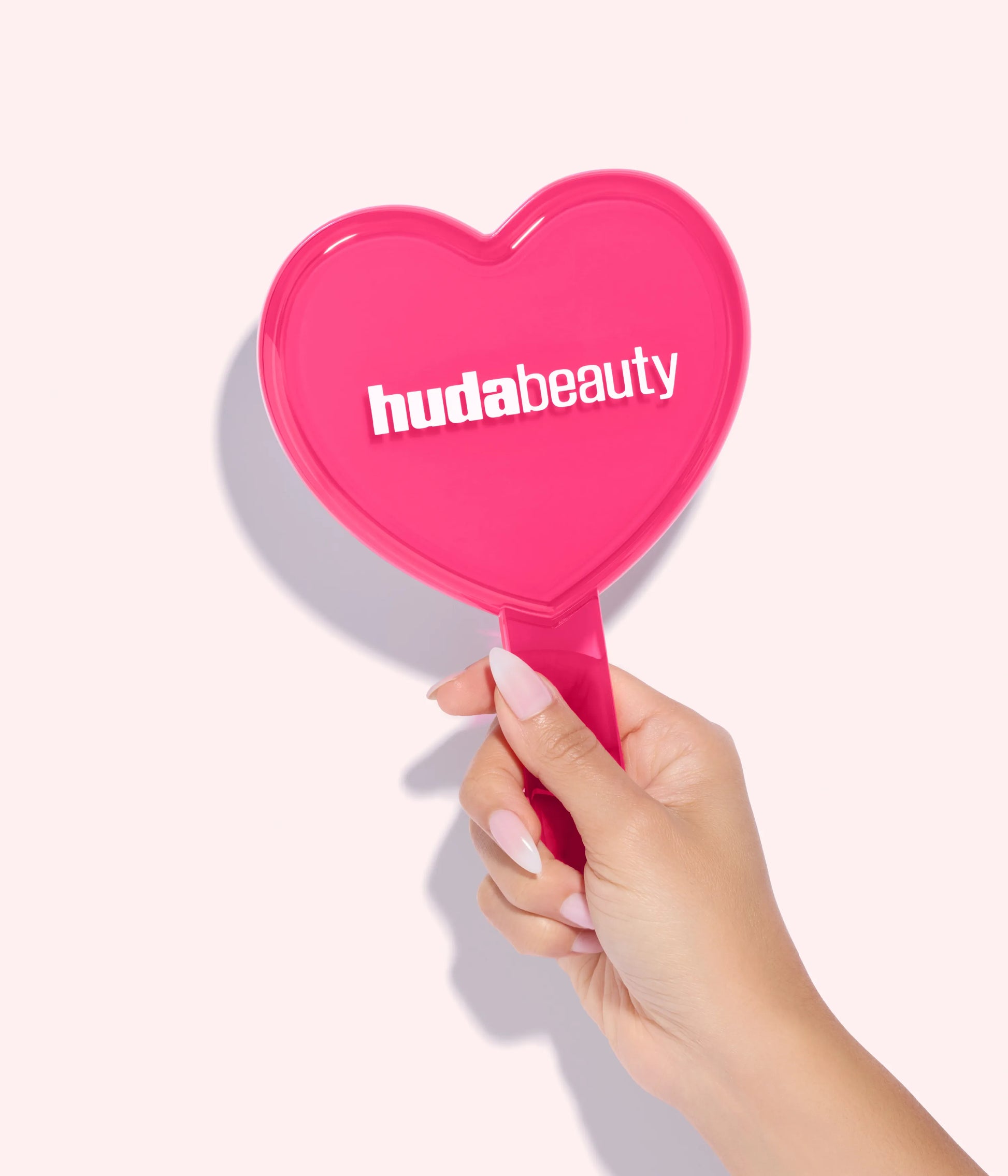 HB Glossy Mirror - Default - Heart Shaped Mirror Back Side