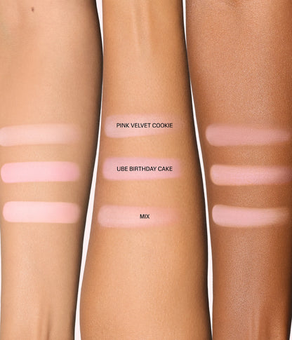 Easy Bake Duo Loose Powder - Pink Ube- Arm swatches view