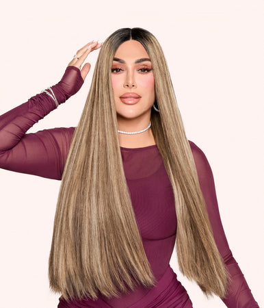 Works Barely There Clip ins Desert Dune