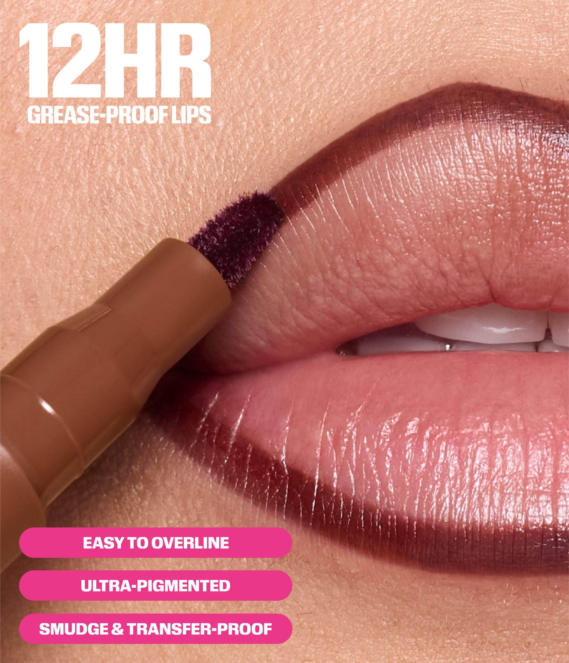 Lip Contour Lip Stain For 12-Hour Wear - 12H Grease-Proof Lips