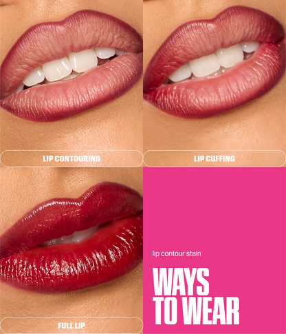 Lip Contour Lip Stain For 12-Hour Wear - WAYS TO WEAR
