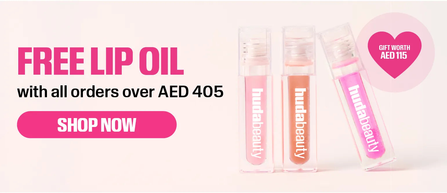 PDP free Lip Oil promotional banner