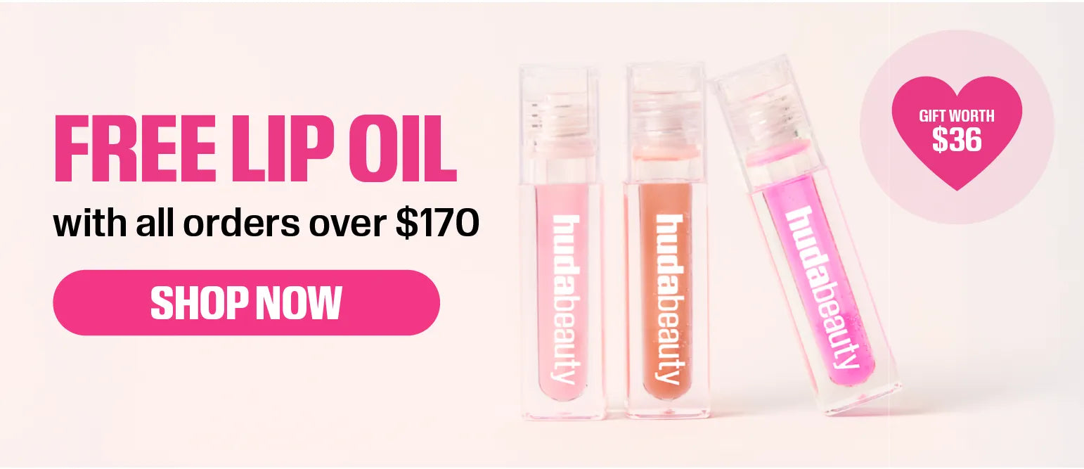 PDP free Lip Oil promotional banner