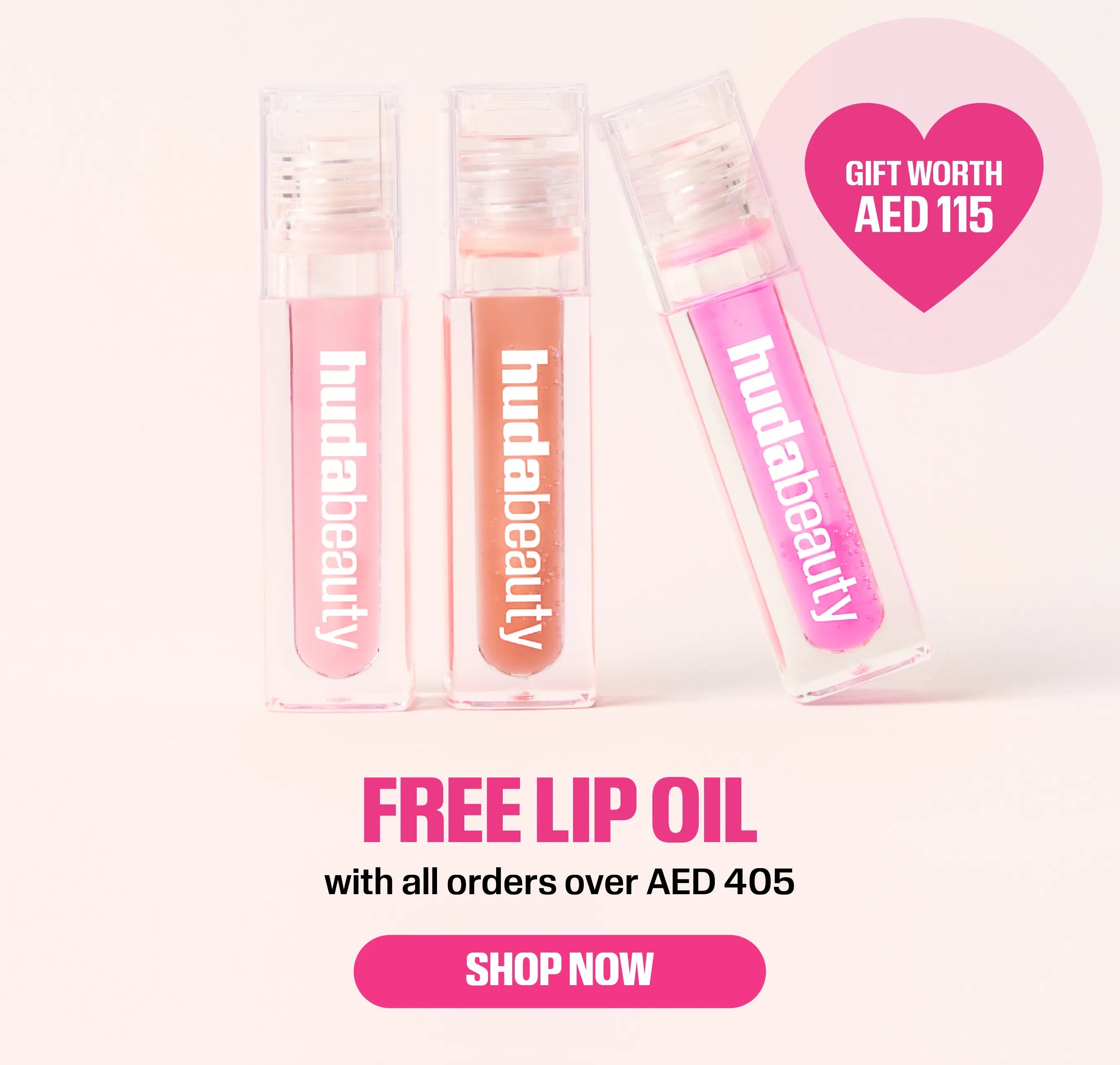 PLP free Lip Oil promotional banner