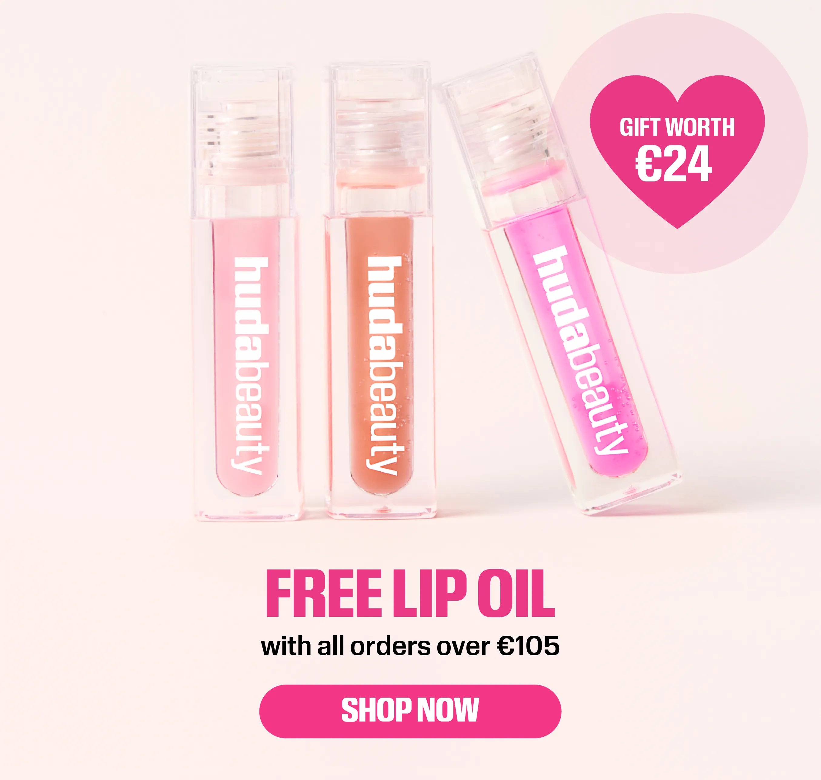PLP free Lip Oil promotional banner