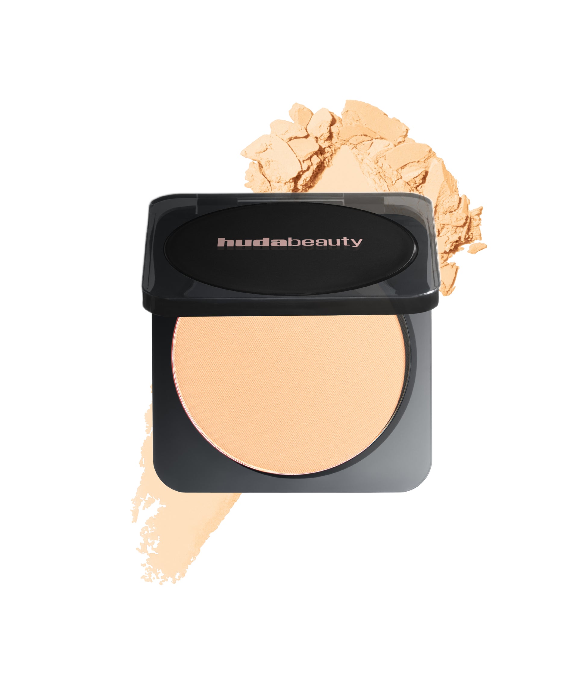 Easy Bake Pressed Powder Banana Bread compact pressed powder in a black case