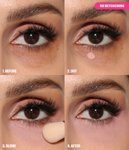 The Undereye Buff Brush Kit - Step By Step