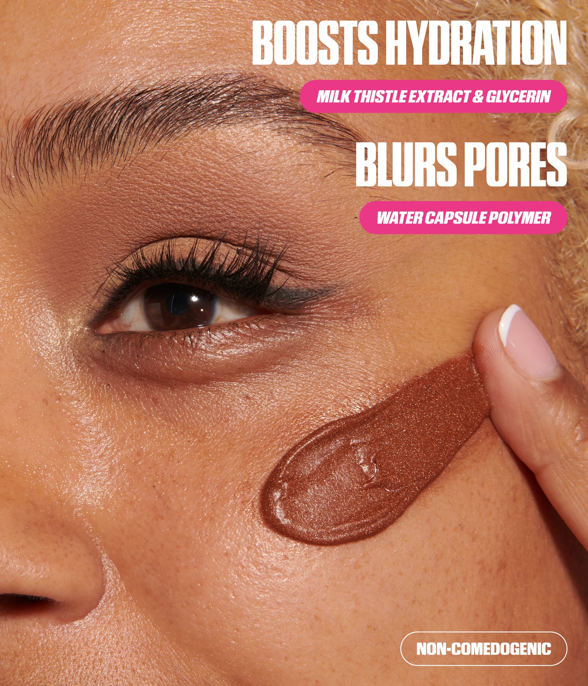 Easy Blur Primer – Bronze Fudge. Boosts Hydration. Blurs Pores.