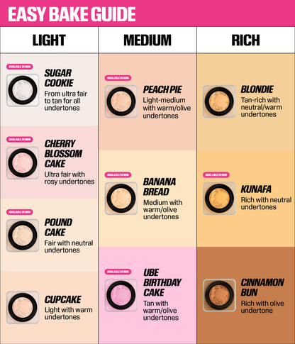 Mini Easy Bake Loose Baking & Setting Powder – Ube Birthday Cake  - Easy Bake Guide