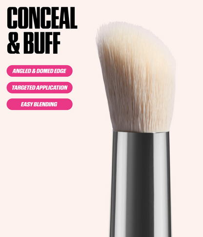 The Undereye Buff Brush Kit  - brush infographic 