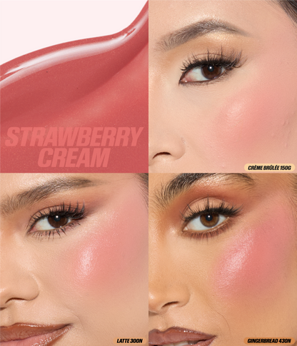 Blush Filter Liquid Blush - STRAWBERRY CREAM shade comparison
