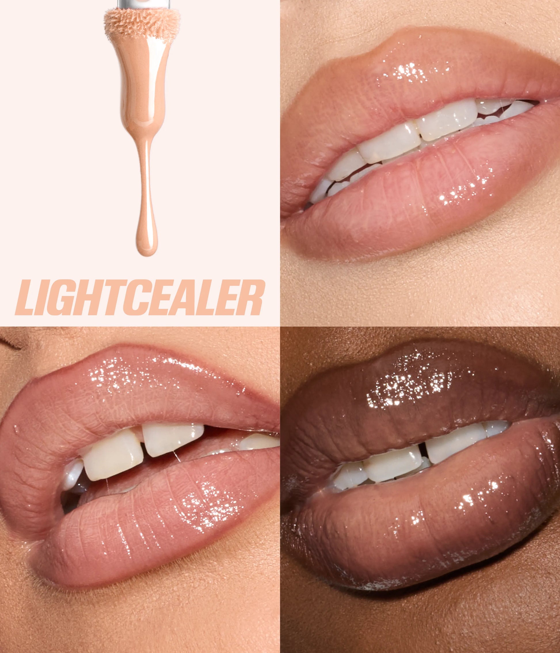 FAUX FILLER Extra Shine Lip Gloss - LightCealer shade comparison
