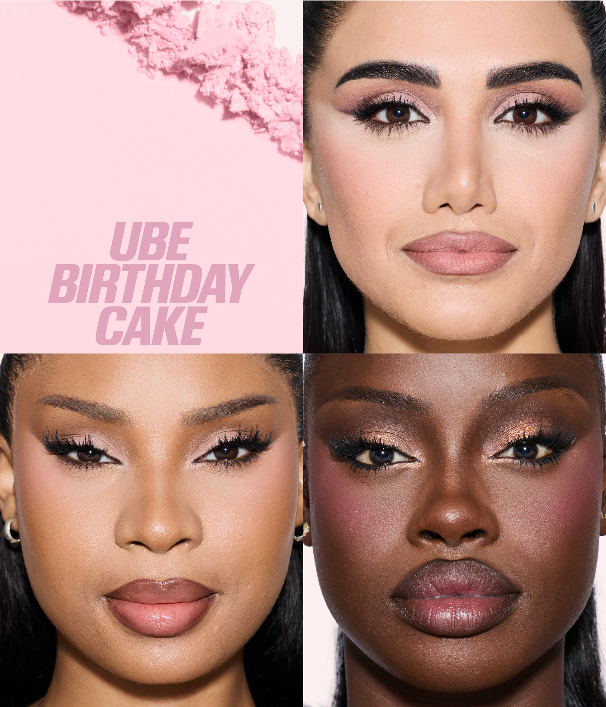 Easy Bake Duo Loose Powder -Ube birthday cake - Shade range