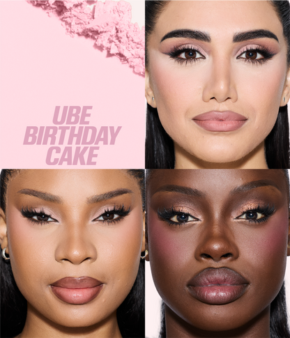 Easy Bake Duo Loose Powder -Ube birthday cake - Shade range