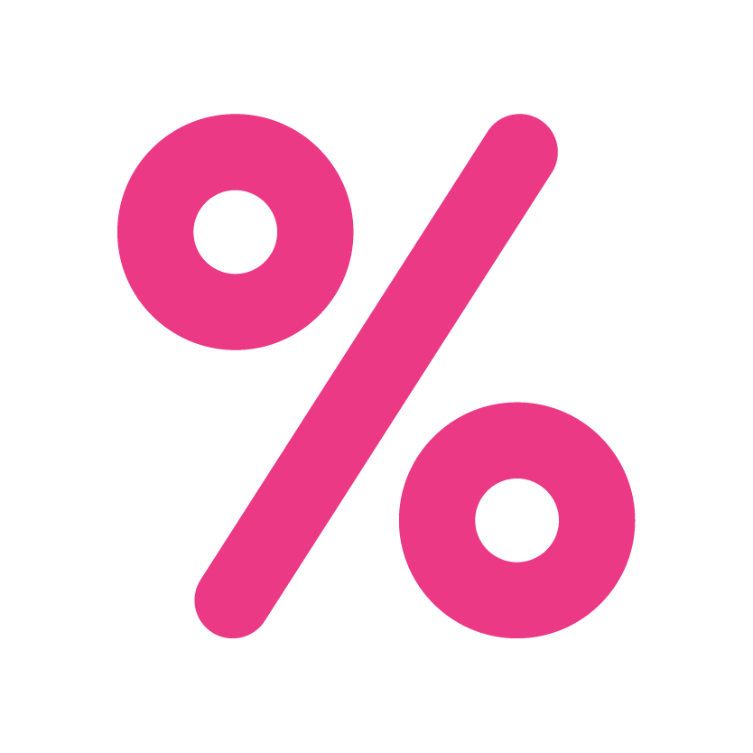 Affiliate commission percentage icon