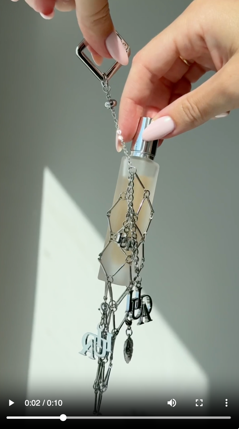 Travel Spray Fragrance Holder With Charms