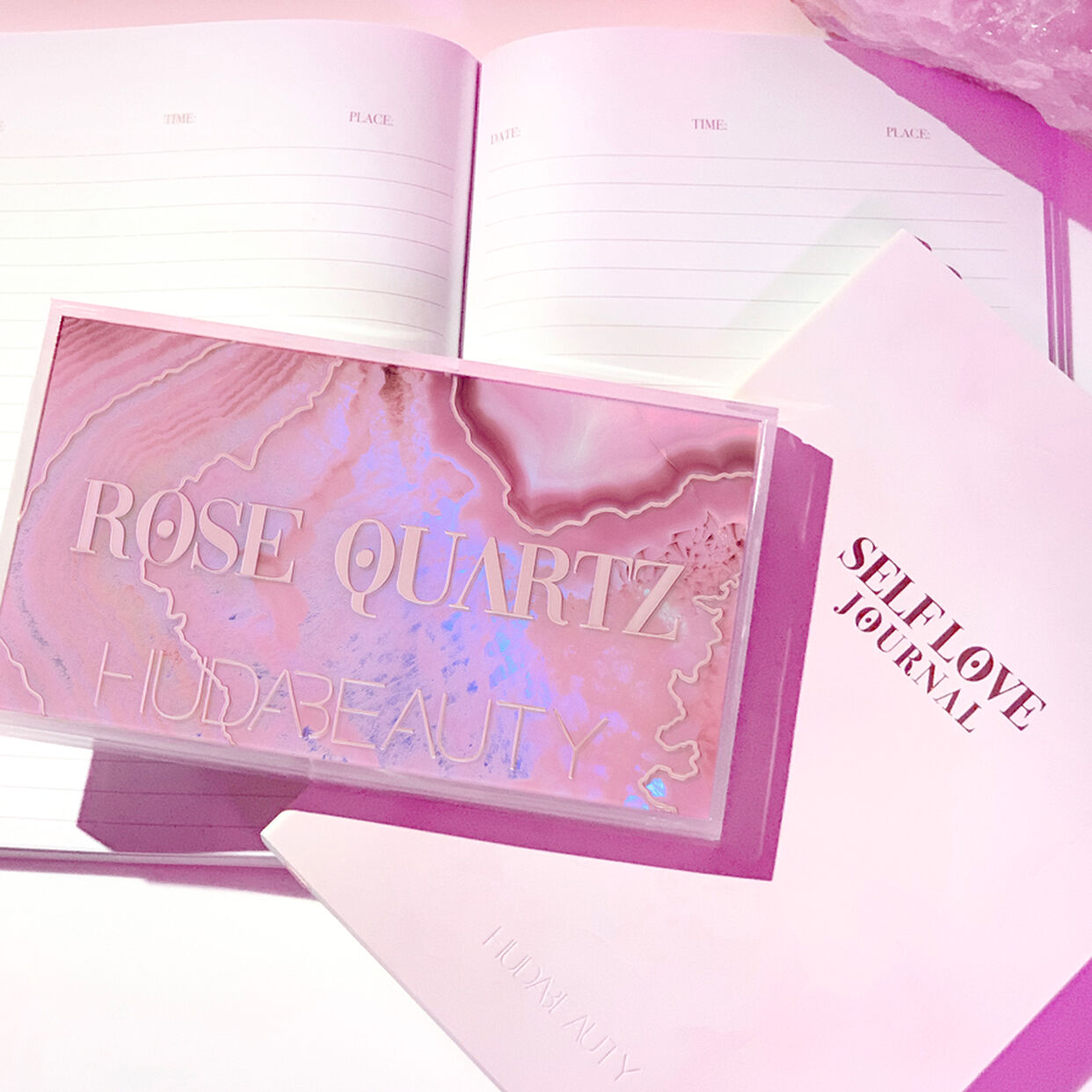Huda Beauty Rose Quartz Self-Love Journal 