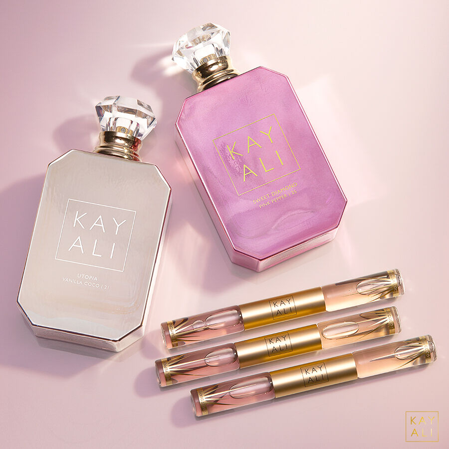 Kayali Sweet Diamond Pink Pepper | 25 & Utopia Vanilla Coco | 21