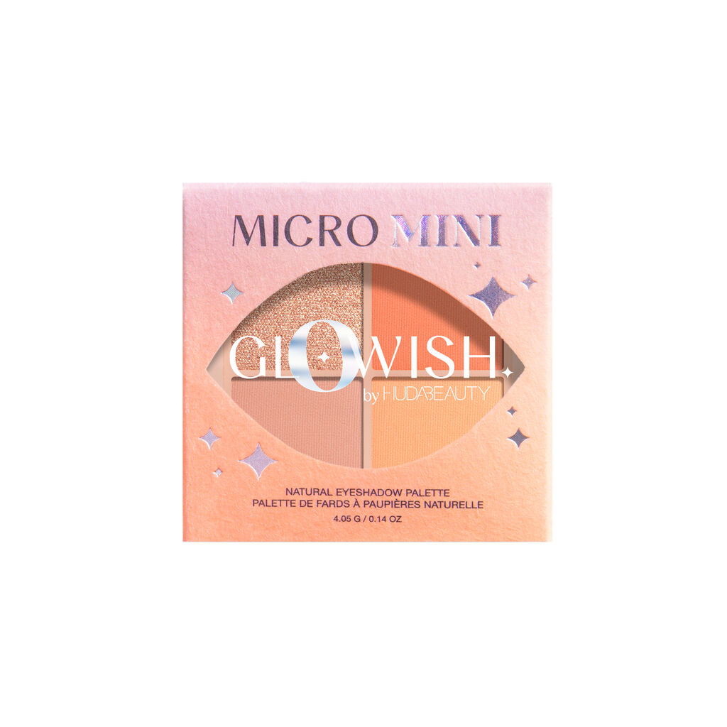 GloWish Micro Mini Natural Eyeshadow Palette | Huda Beauty