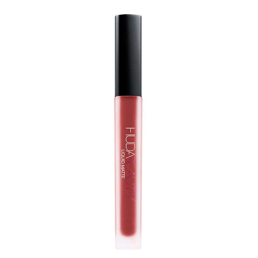 huda red lipstick