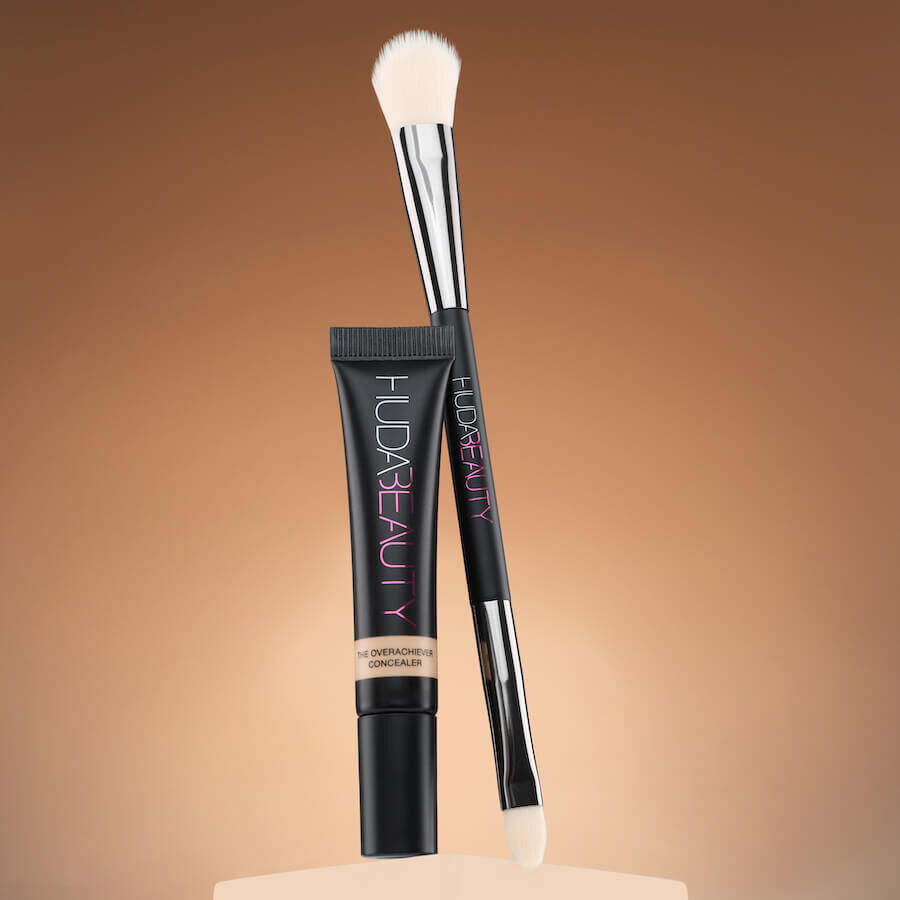 Huda Beauty Conceal & Blend Dual Ended Complexion Brush In White