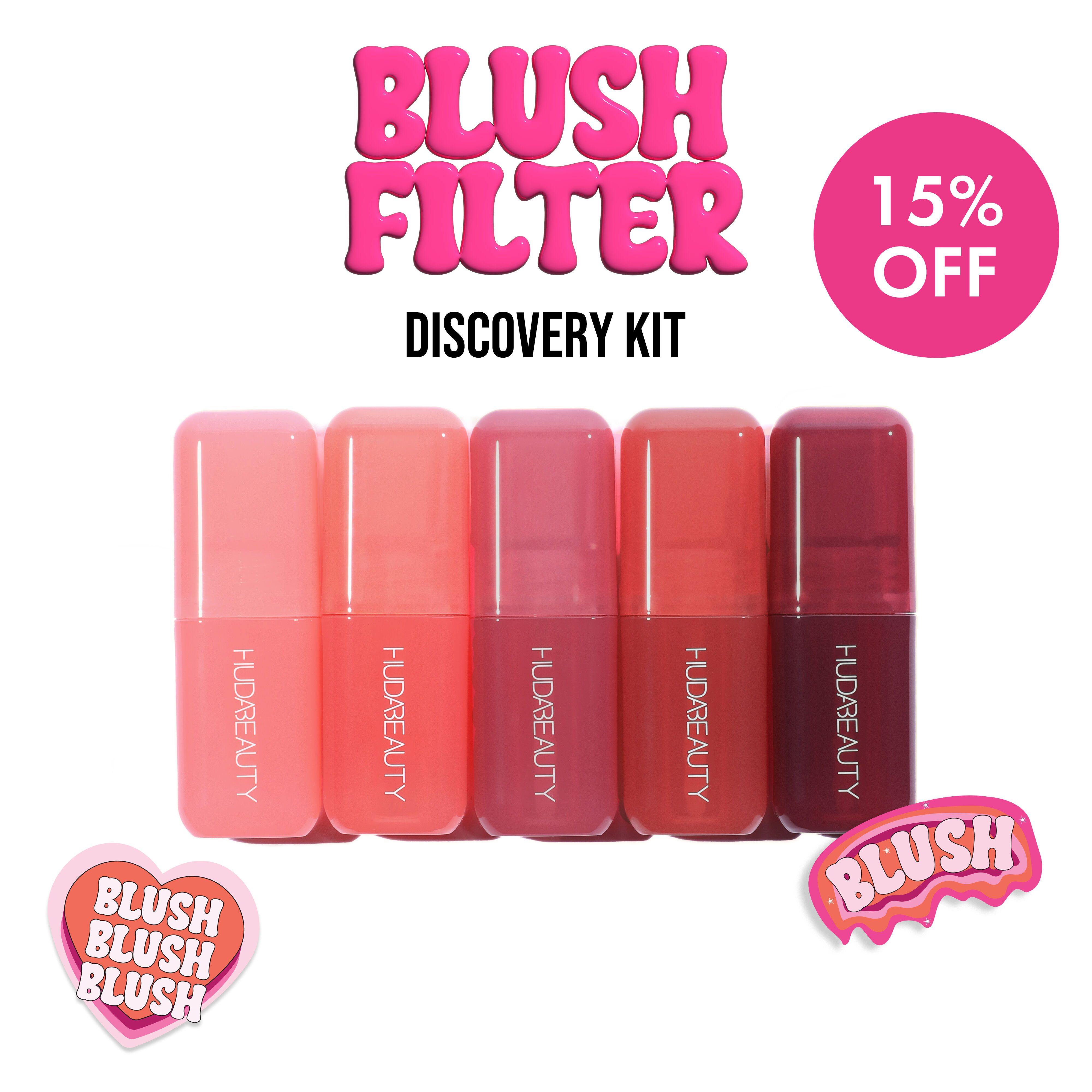 Shop Huda Beauty Blush Filter Discovery Kit