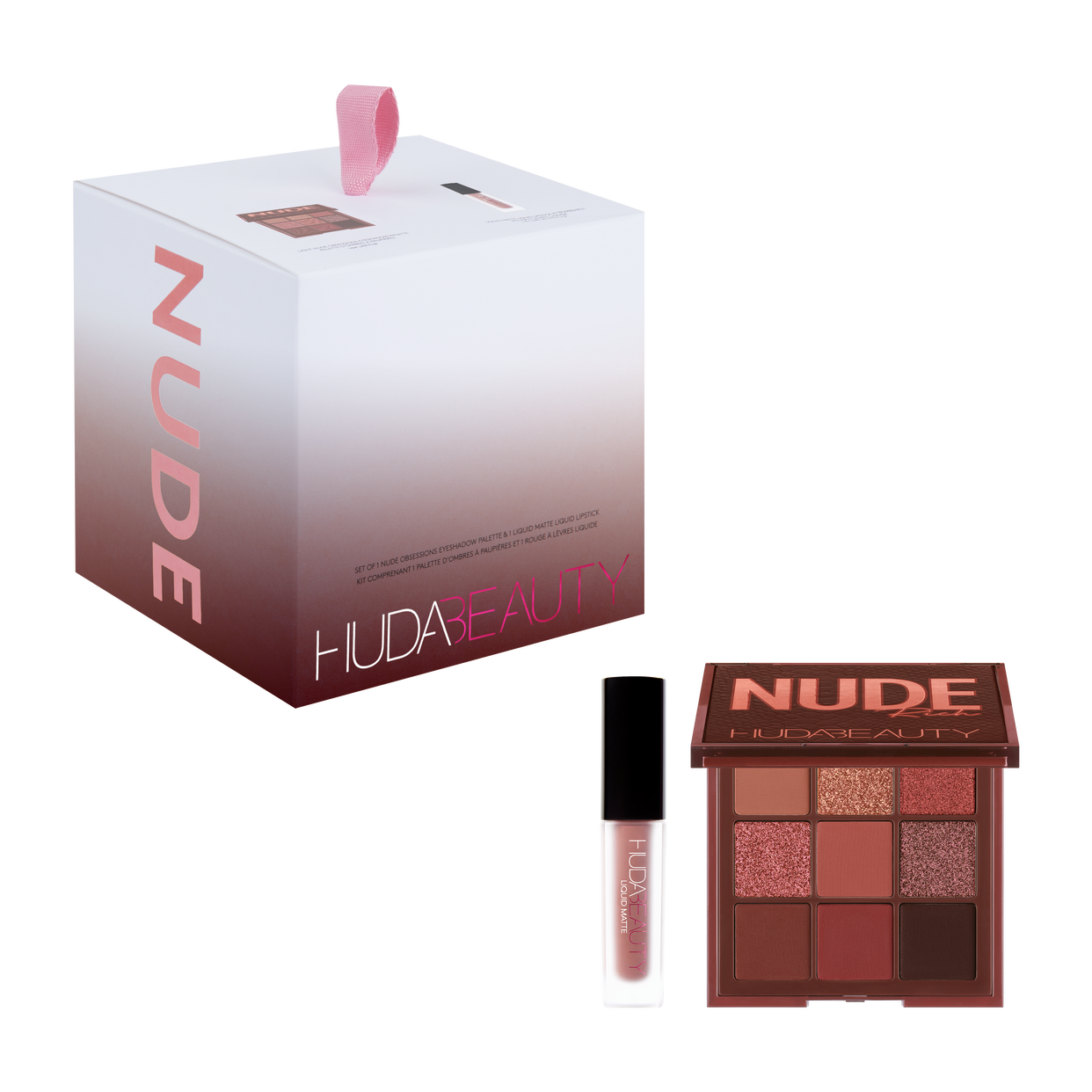 Nude Obsessions Holiday Set Rich | Shop | HUDA BEAUTY