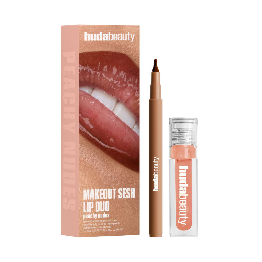 Makeout Sesh Lip Duo Peachy Nudes, , hi-res
