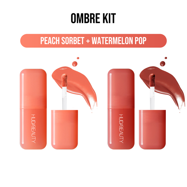Blush Filter Ombre Kit: Peach Sorbet + Watermelon Pop