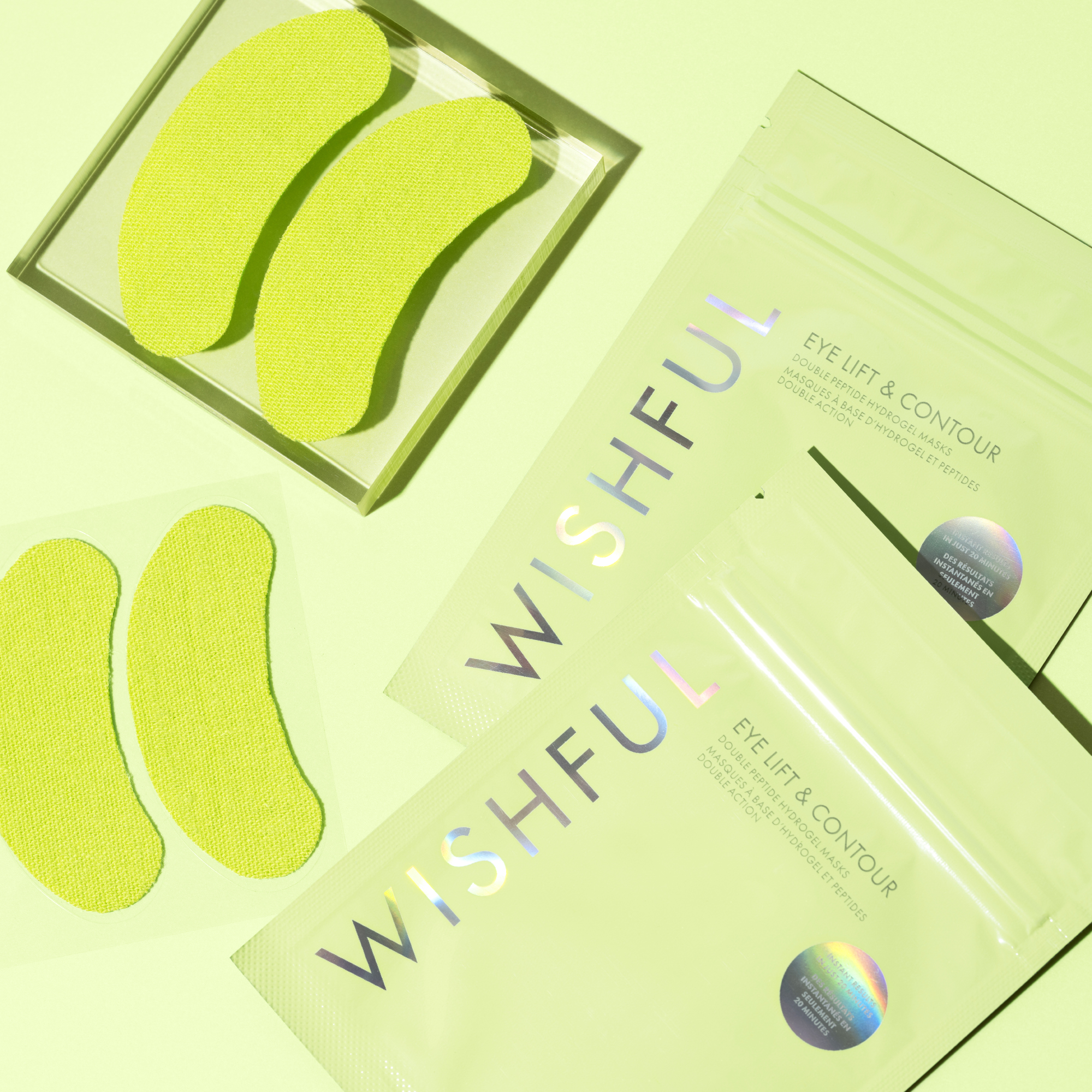 Trendmood on X: Happy #StPatricksDay ☘️ Available Now! 🚨 LINK ➡️   NEW! Product 💚✨The Eye Lift & Snatch Instant  Sculpting Masks by #wishful online @hudabeauty $5   / X